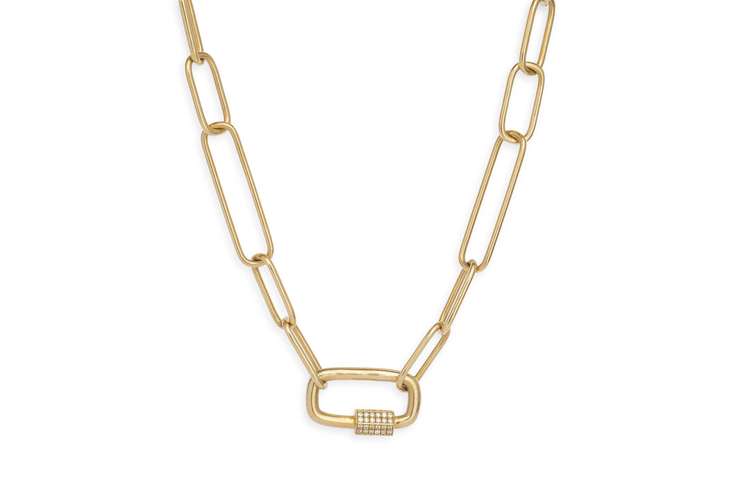 Carabiner Chain Necklace