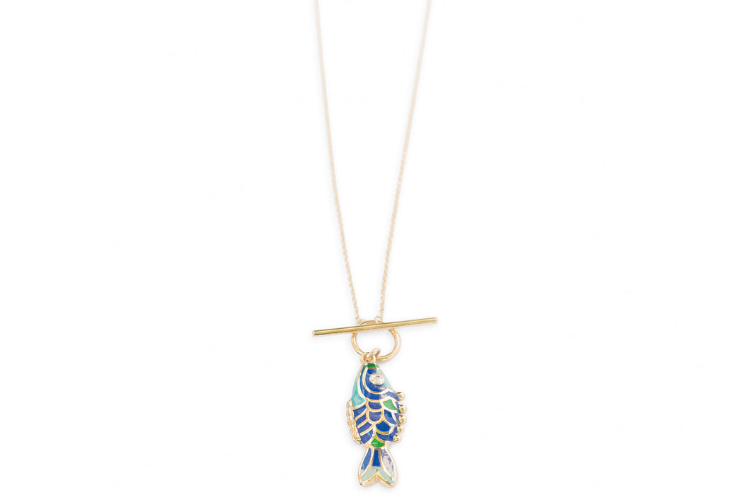 Full Of Luck Necklace With Colored Enamel